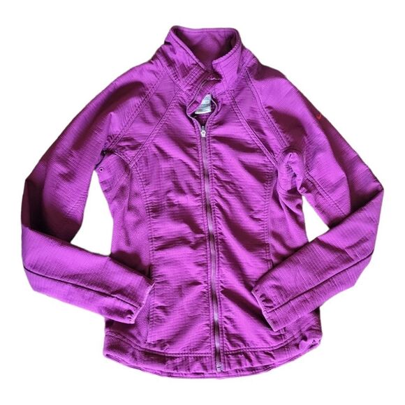 Women's Nike Therma Fit Purple Fleece Jacket Size M - Picture 1 of 6